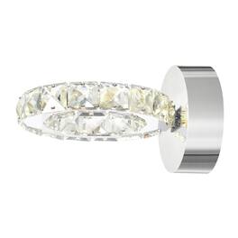 CWI Lighting - Ring LED Wall Sconce With Chrome Finish - Stainless Steel