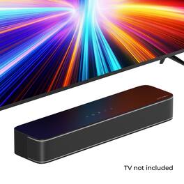 Ultimea - Solo B30 Pro 2.1ch Sound Bar for TV,Built-in Subwoofer,APP Control,120W,Soundbar with Bluetooth,AUX/OPT/USB - Black