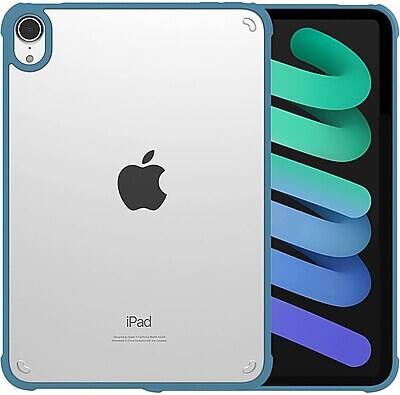 Alt View 2. SaharaCase - iPad mini A17 Pro & 6th Generation 2021 Protection Bundle, Hybrid-Flex Case with Tempered Glass - Blue.