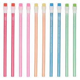 Unique Bargains - HB Pencil, 20pcs Hexagon Graphite Pencil 7mm Thin Wood Round w/ Eraser for Office, Writing, Drawing, Small Hand - Multicolor