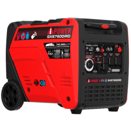 A-iPower - GXS7600iRD 7600W Portable Dual Fuel Inverter Generator Remote Start Quiet Parallel Ready CO Sensor RV Backup Power