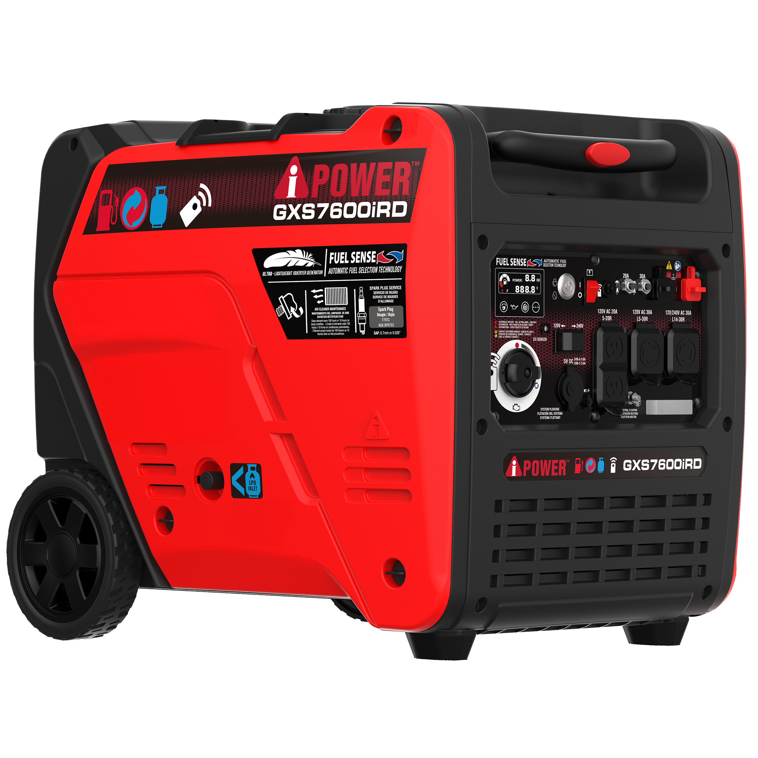 i POWER  
GX7600iRD  
FUEL SENSE  
8.8  
8888  
FUEL SENSE  
3.8  
8888  
3  
1 -- 30  
L  
A  
d hot  
POWER 10i  
GX7600iRD