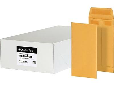Quality Park  
coin envelopes  
100 x 100mm  
100 envelopes per pack