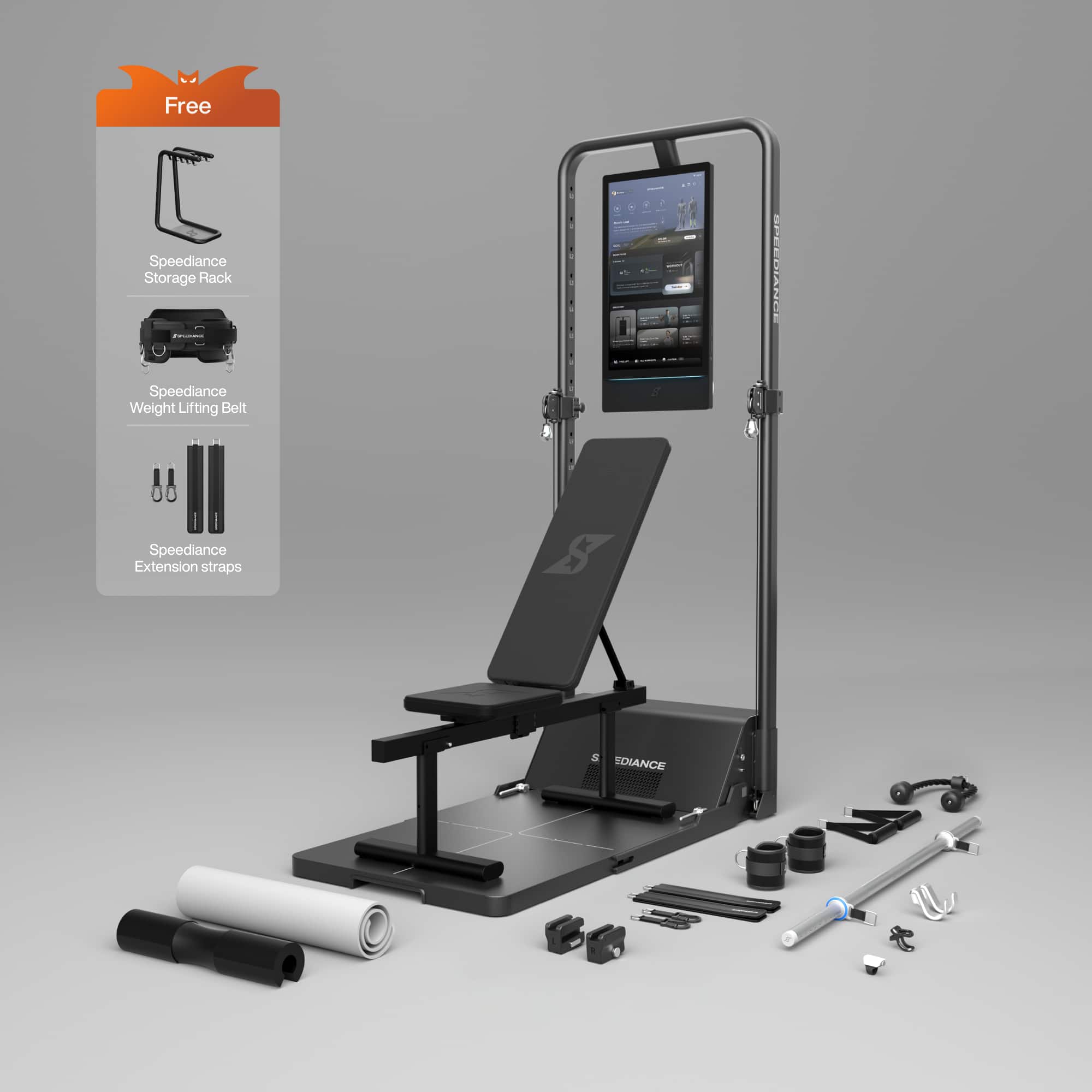 Free Speediance Storage Rack from Speediance Weight Lifting Belt

SPEEDIANCI

Speediance Extension straps

S EDIANCE
