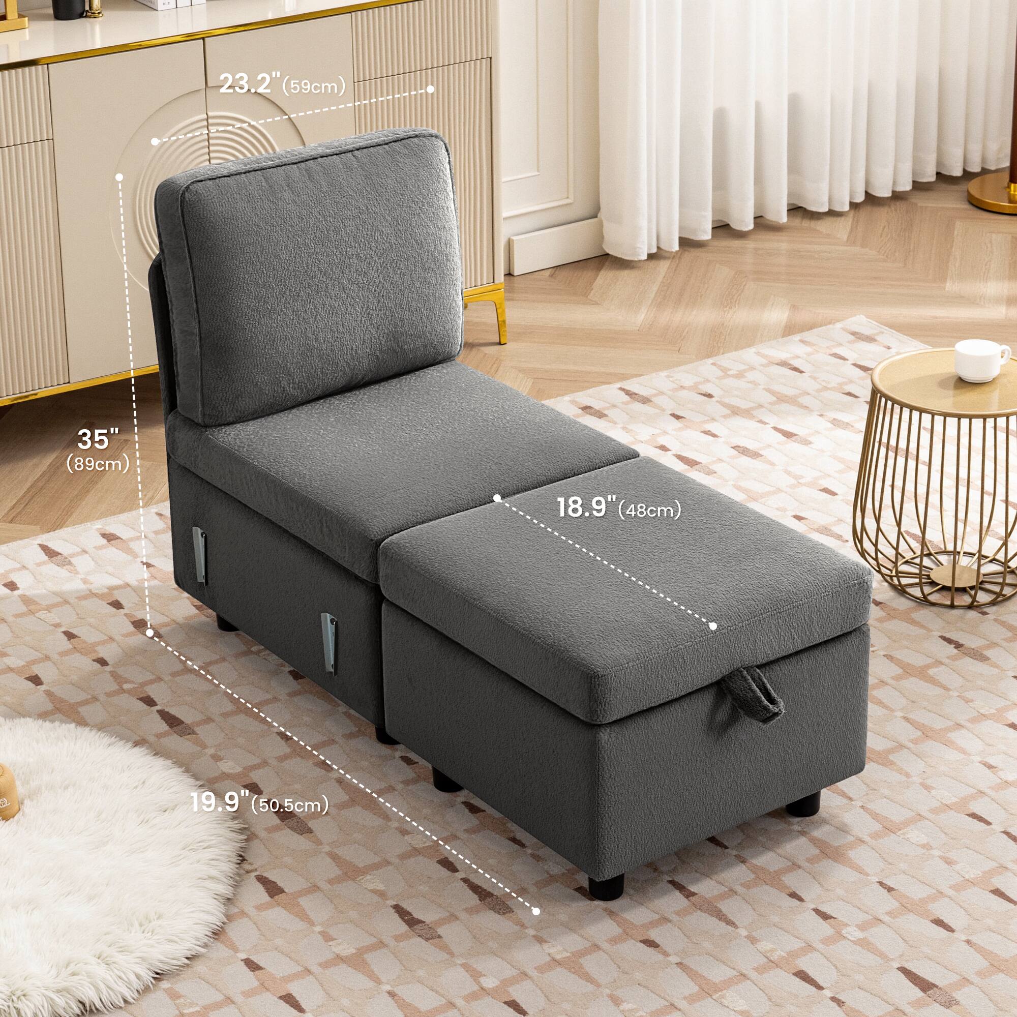 23.2" (59cm)  
35" (89cm)  
18.9" (48cm)  
19.9" (50.5cm)