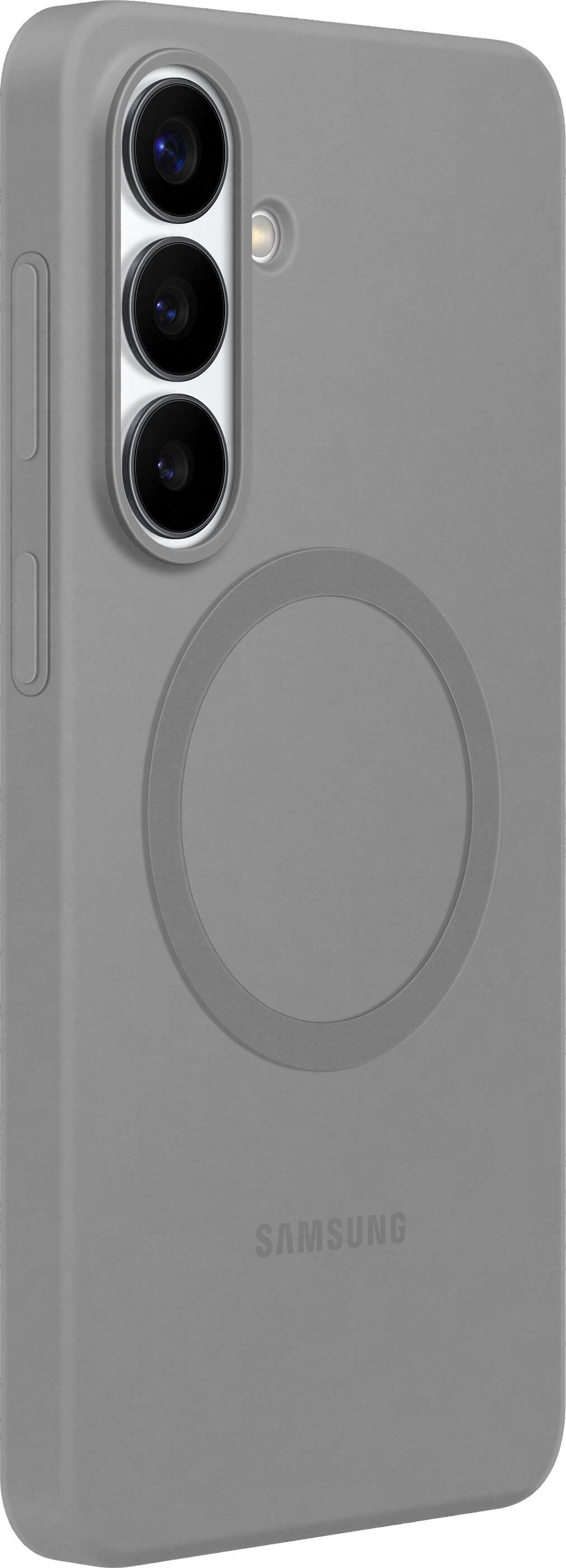 Alt View 12. Samsung - Galaxy S26+ Silicone Magnet Case - Gray.
