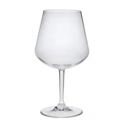 Front. APRILSOUL - Plastic Wine Glasses Set of 4 BPA Free Tritan Lexington Unbreakable Red White Wine Glasses - white.