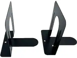 Huron - Steel Book Ends, 4.75"H, (HASZ0038) - Black