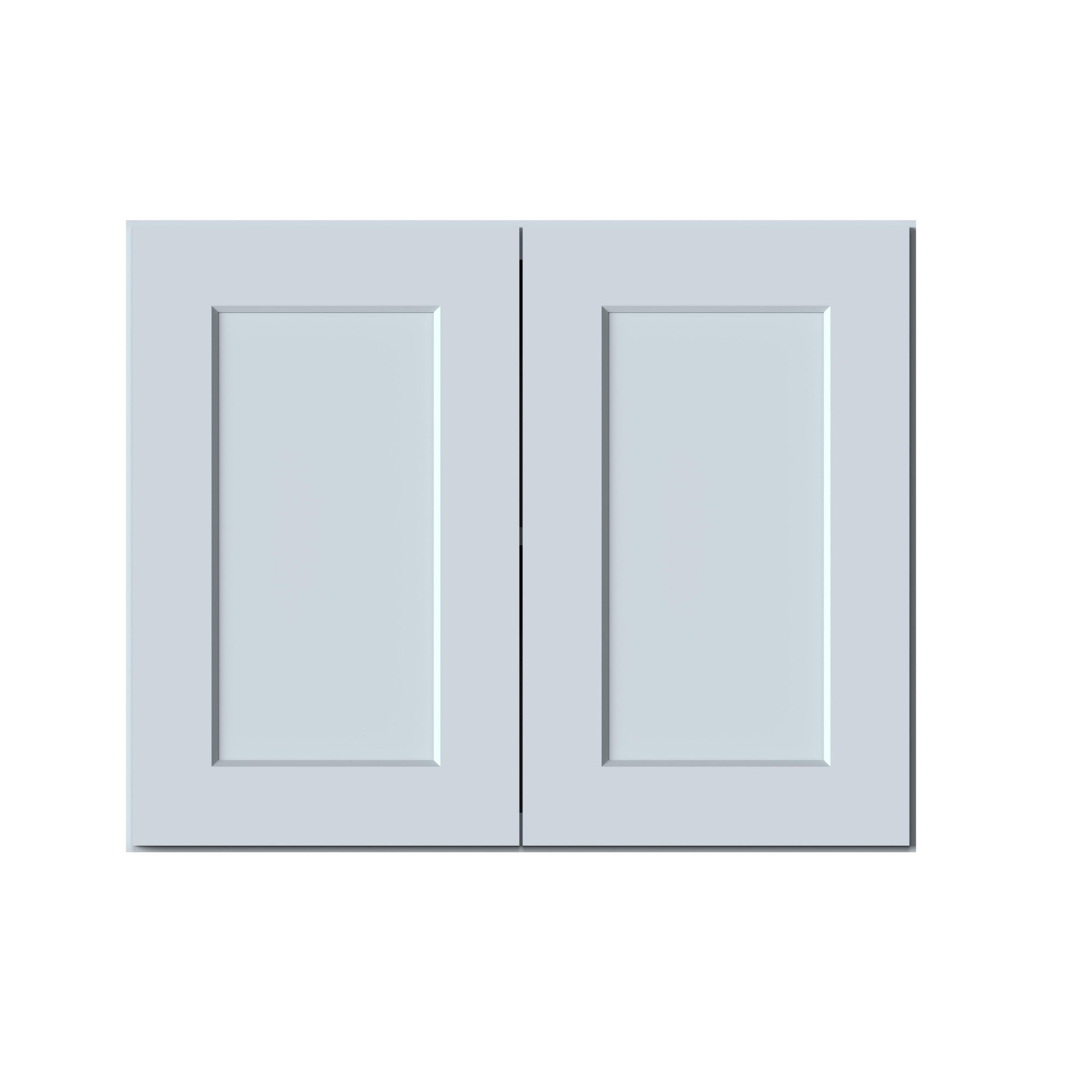 Front. Boyel Living - 30in.W x12in.D x24in.H Dove Gray WALL CABINET Fully assembled Cabinet With Two HDF Doors - Gray.