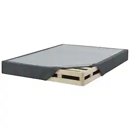 Hercules - 8 in. High Profile Foundation Mattress Box Spring Replacement, Cali King - Gray