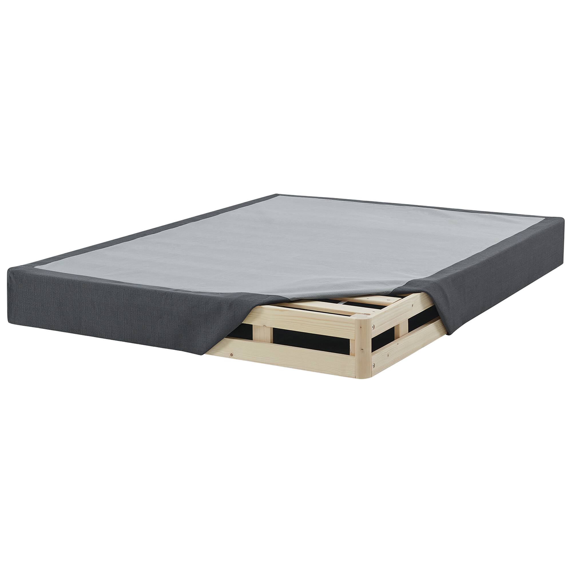Front. Hercules - Hercules 8 Inch High Profile Foundation Mattress Box Spring Replacement, Twin - Grey.