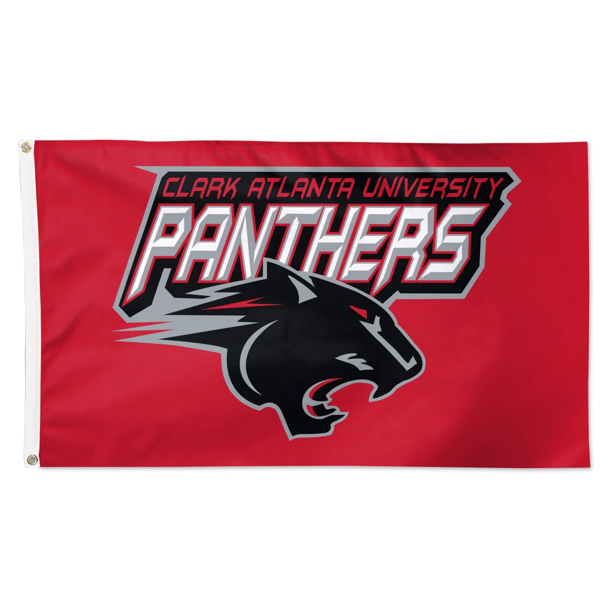 WinCraft - Clark Atlanta University Panthers 3' x 5' Single-Sided Deluxe Primary Team Logo Flag - Multicolor