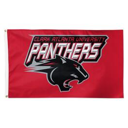 WinCraft - Clark Atlanta University Panthers 3' x 5' Single-Sided Deluxe Primary Team Logo Flag - Multicolor