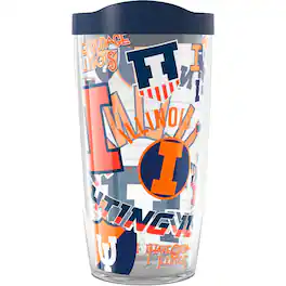 Tervis - Illinois Fighting Illini 16oz. Allover Classic Tumbler - Multicolor