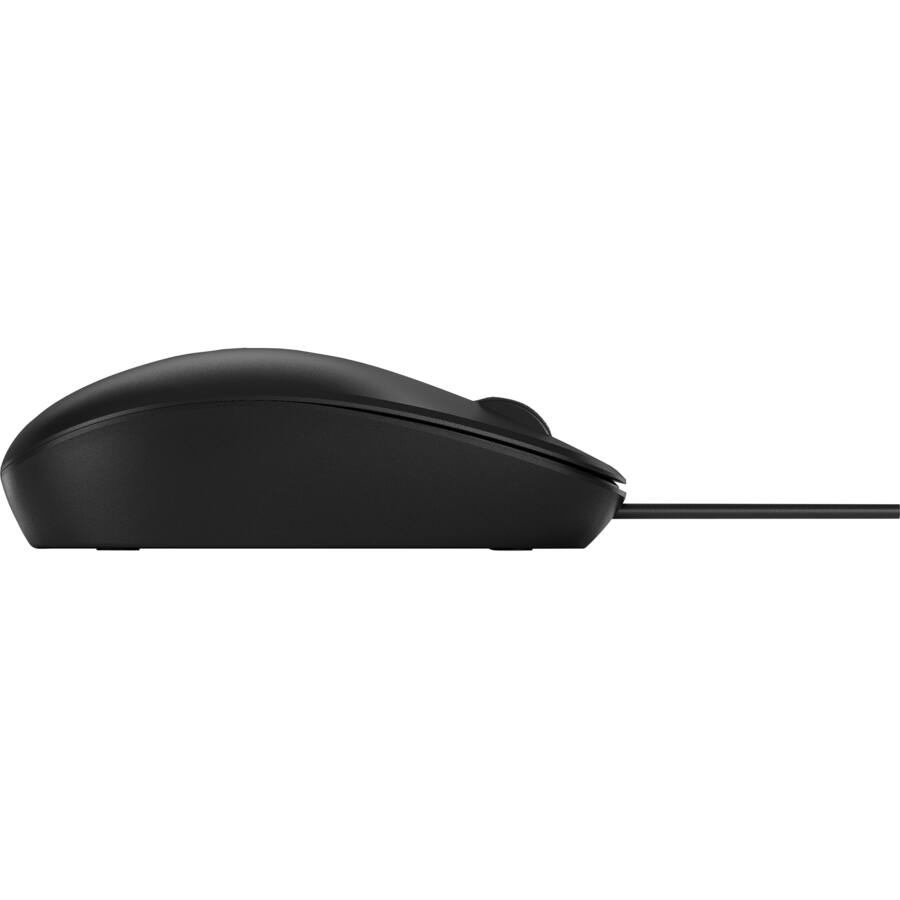 Alt View 4. HP - HP 128 Laser Wired Mouse - Optical - Cable - USB - 1200 dpi - Black.