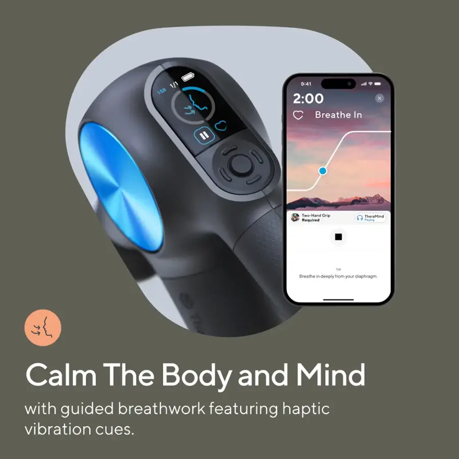 Calm the Body and Mind with guided breathwork featuring haptic vibration cues.