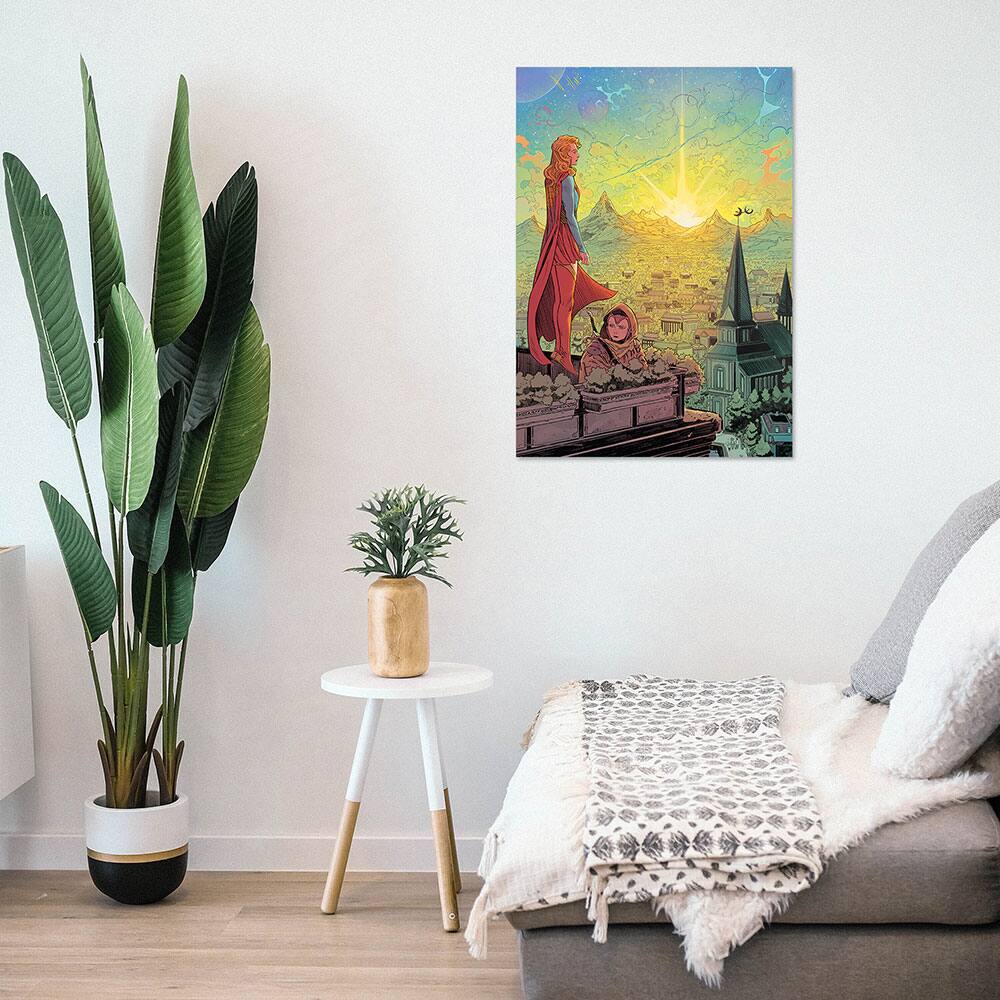 Left. Trend Setters - Supergirl (Woman of Tomorrow) MightyPrint™ Wall Art MP17241137 - Multicolor.