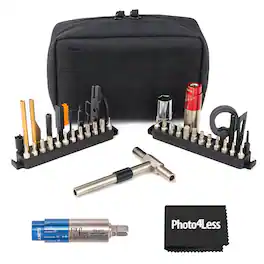iFixit - Fix It Sticks The Works Gun Maintenance Kit - Includes All-in-One Torque Driver and T-Way Wrench - Black