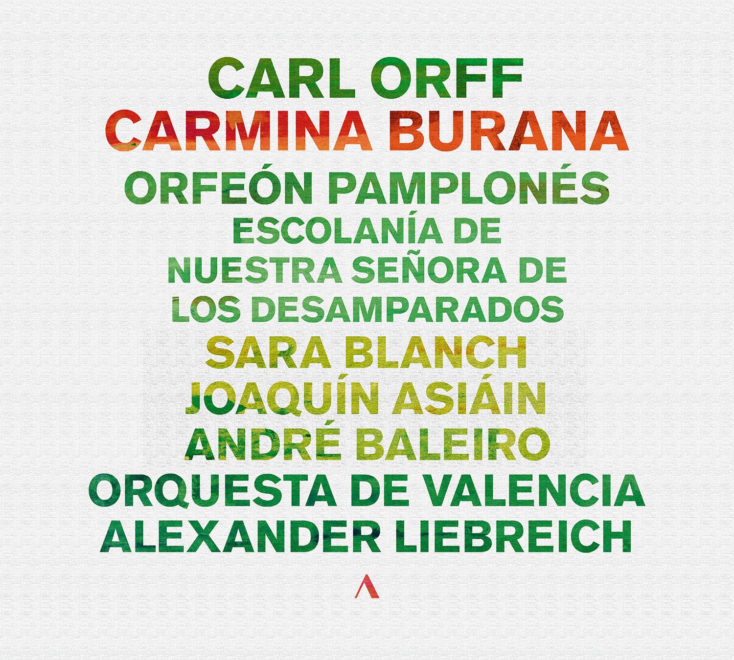 Orfeon Pamplones - Carl Orff: Carmina Burana   - COMPACT DISCS [CD] price history on PriceWatchPro