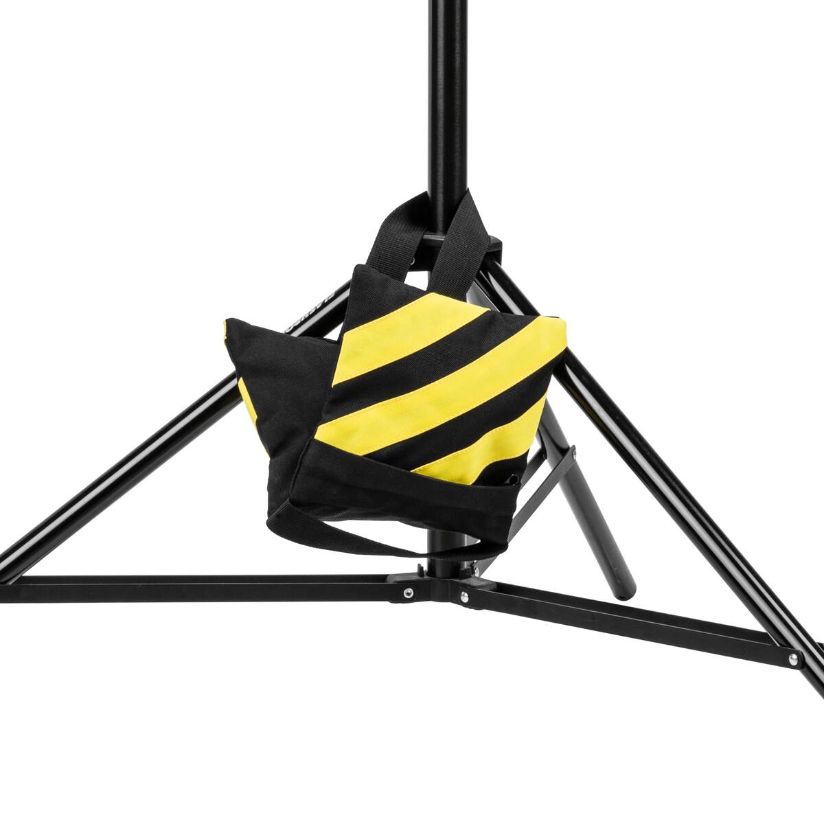 Alt View 2. Flashpoint - Flashpoint Empty Saddle Sandbag, 5lb Capacity, Yellow  Black.