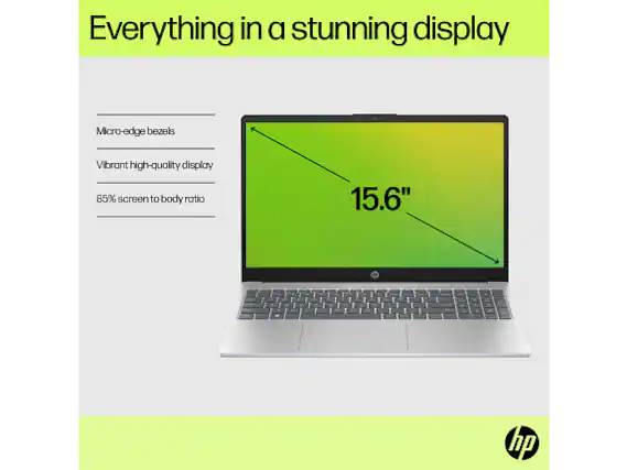 Everything in a stunning display
Micro-edge bezels
Vibrant high-quality display
85% screen to body ratio
15.6" hp