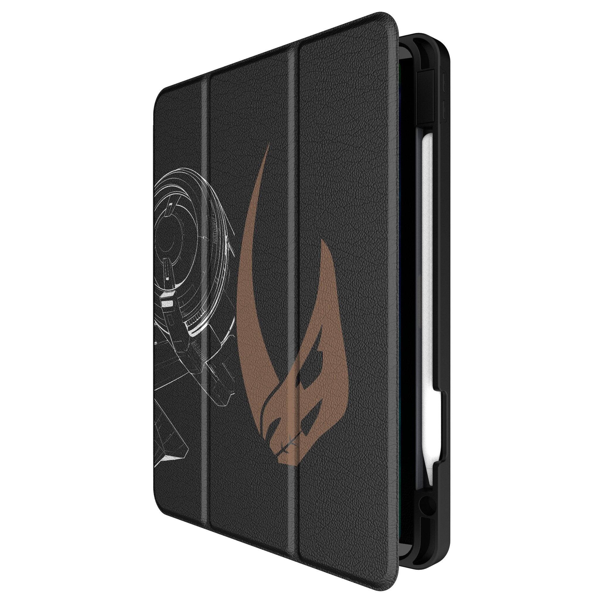 Angle. Keyscaper - Star Wars: A New Hope FactionTech Tablet Case - Apple iPad (10th Gen) - Razor Crest.