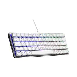 Cooler Master - SK620 Wired Mechanical Low Profile Gaming Keyboard (Silver - White
