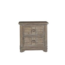 American Woodcrafters - Meadowbrook 2-Drawer Nightstand - Sand - Beige