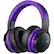 Front. MOVSSOU - MOVSSOU E7 Active Noise Cancelling Headphones Bluetooth Headphones Over Ear - purple.
