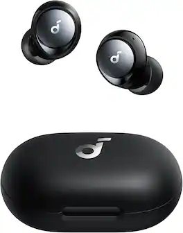 Soundcore - Refurbished Excellent - by Anker Space A40 Auto-Adjustable Active Noise Cancelling Wireless Earbuds - Black