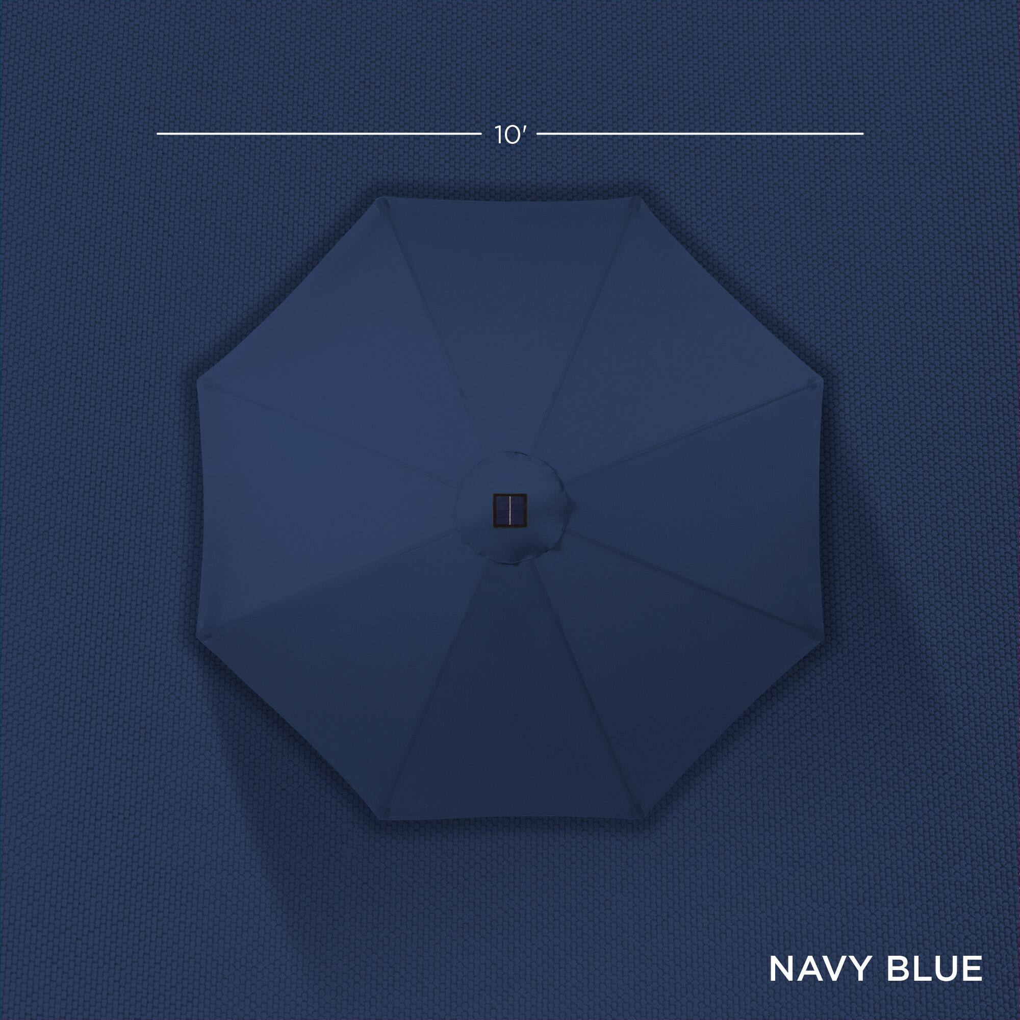 The text on the image is "10' NAVY BLUE" and "NAVY BLVNE".