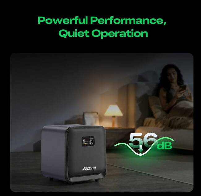 Powerful Performance, Quiet Operation  
56 dB  
MOSNO FALCON