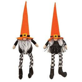BreeBe - *Mr. & Mrs. Halloween Party Gnome 2 Asstd - Multicolor