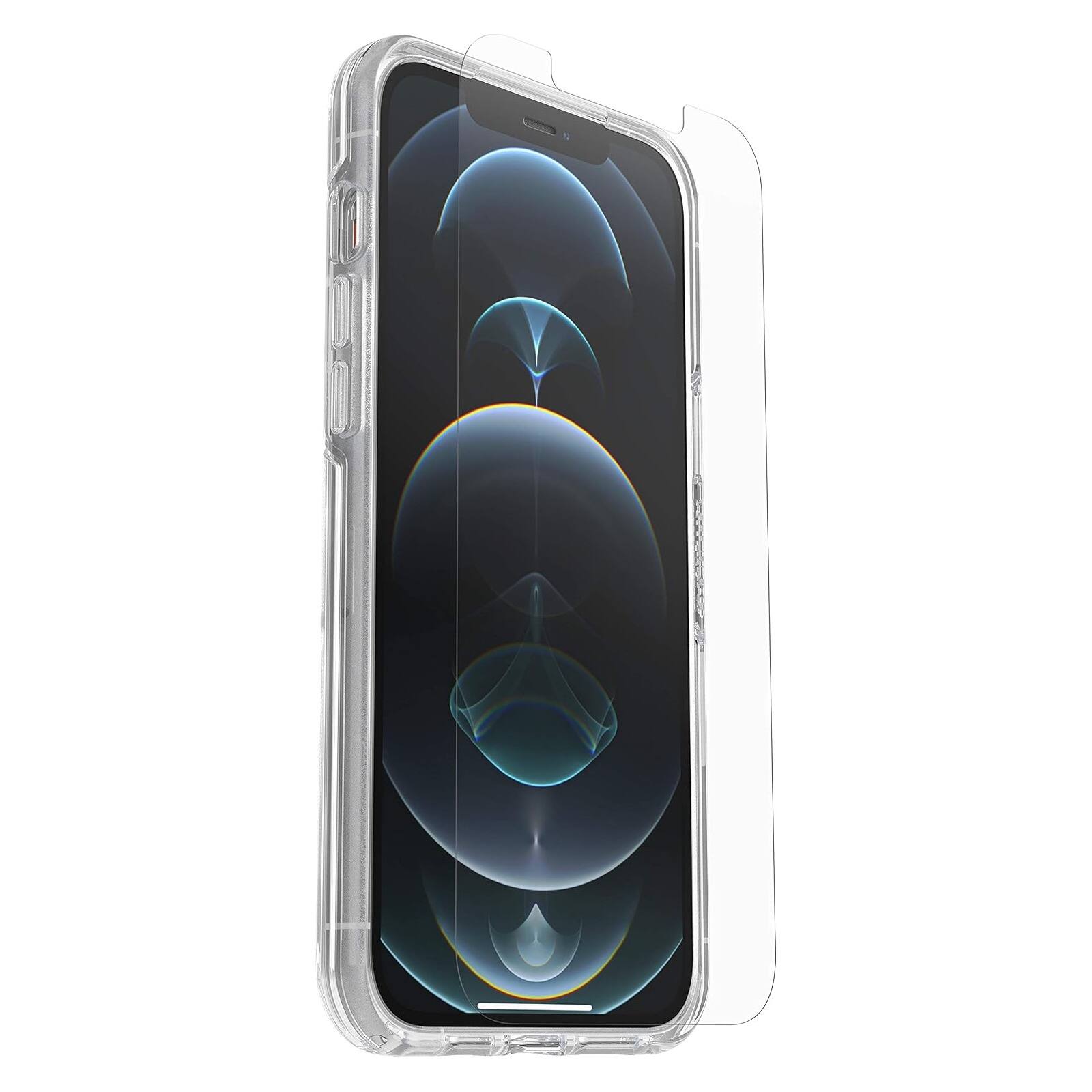 Front. OtterBox - Symmetry Case & Alpha Glass Screen Protector for iPhone 11 Pro Max | iPhone XS Max - Clear - Clear.