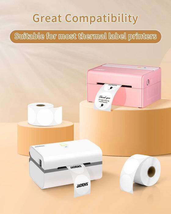 Great Compatibility  
Suitable for most thermal label printers  

JADENS