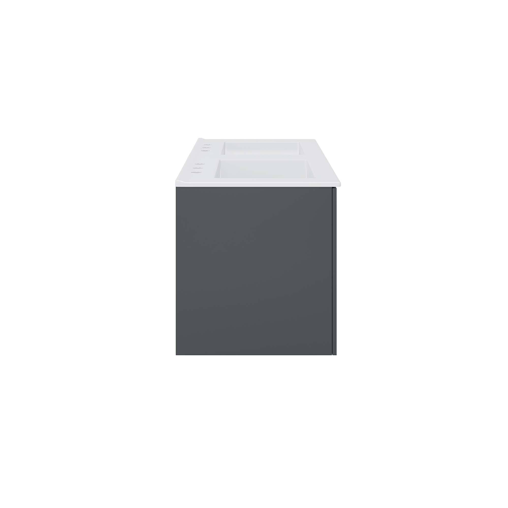 Alt View 1. Modway - Vitality Bathroom Vanity Basin Included by Modway - Gray White.
