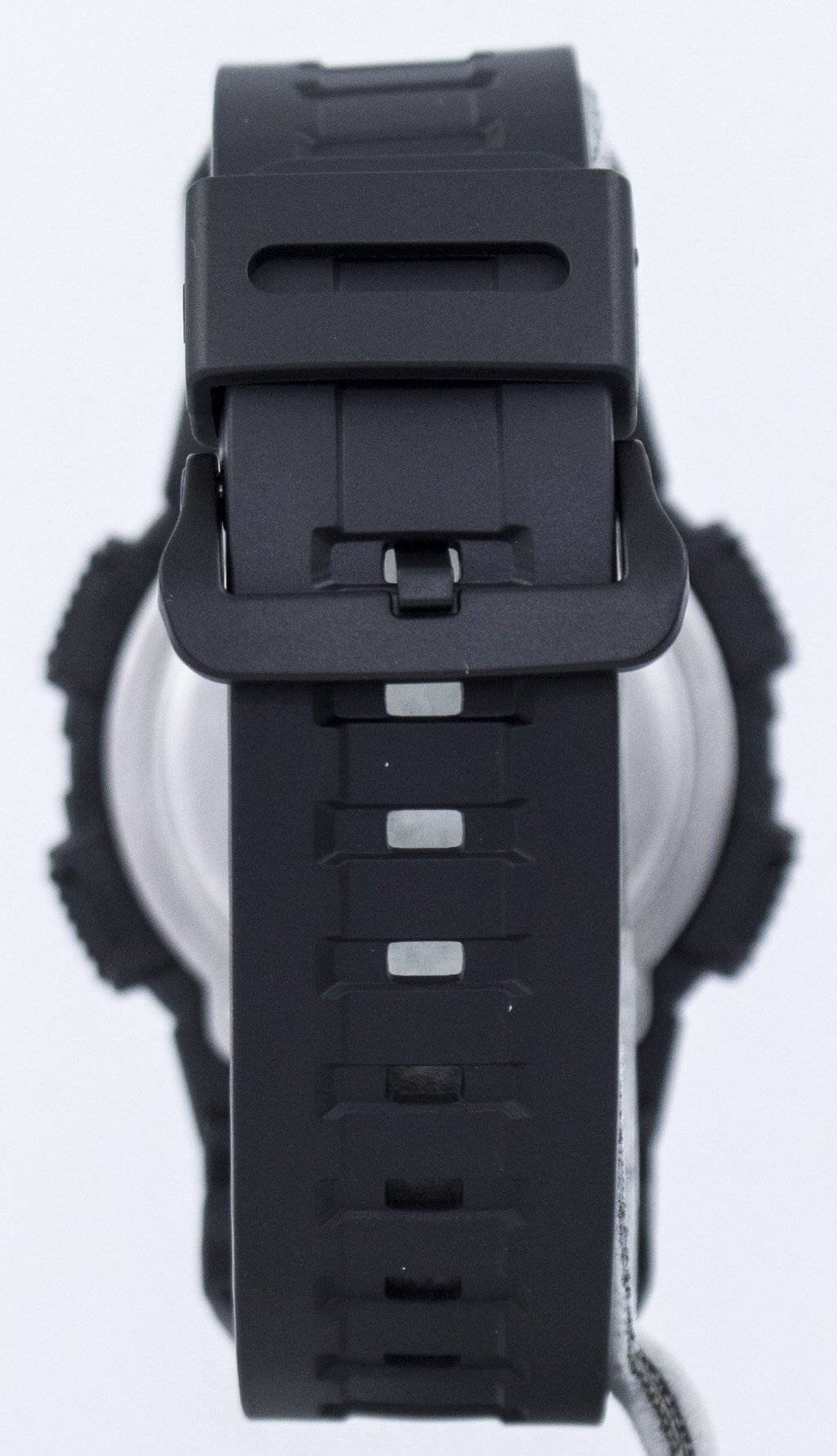 Back. Casio - Digital Illuminator W-735H-1AVDF Mens Watch Vibration Alarm Backlight Stopwatch Timer 100M - Black.