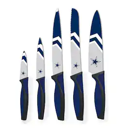 Woodrow - Dallas Cowboys 5-Piece Stainless Steel Cutlery Knife Set - Multicolor