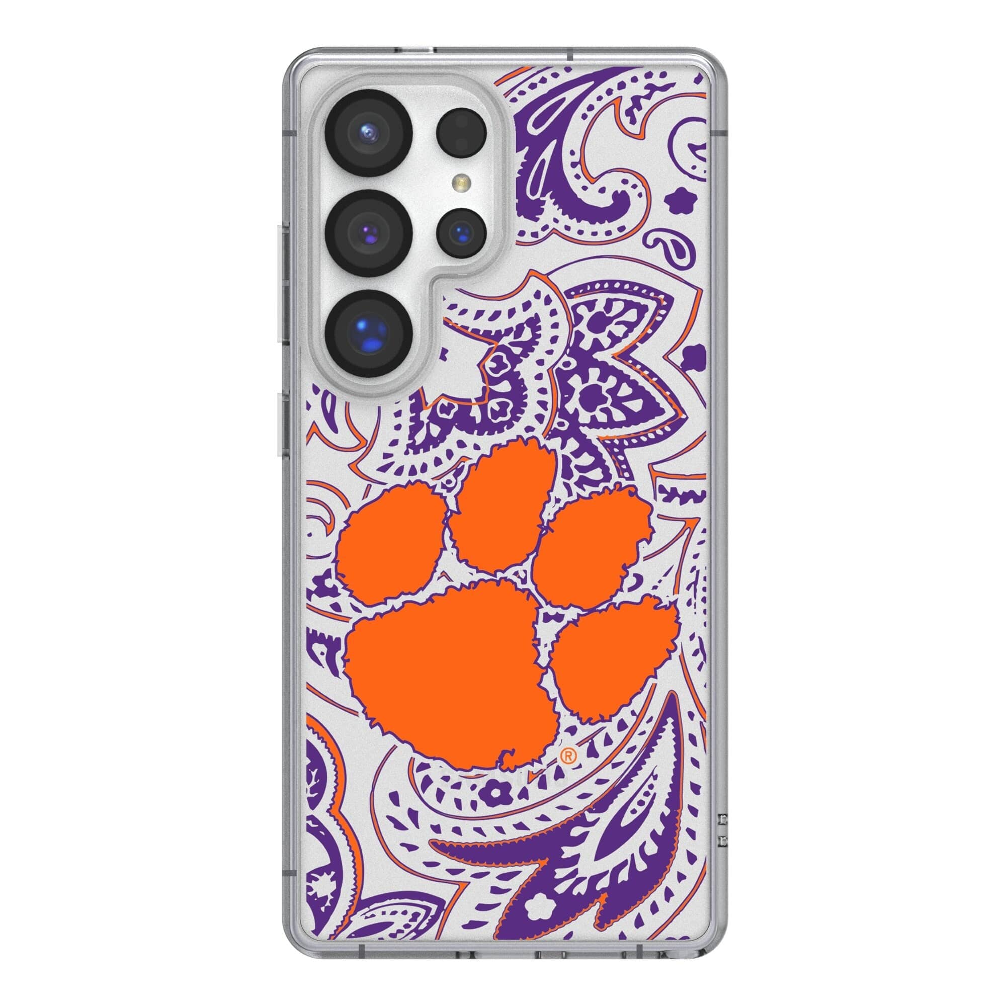 Keyscaper - NCAA - Clemson Tigers Paisley Galaxy Clear Case - S25 Plus - Multicolor price history on PriceWatchPro