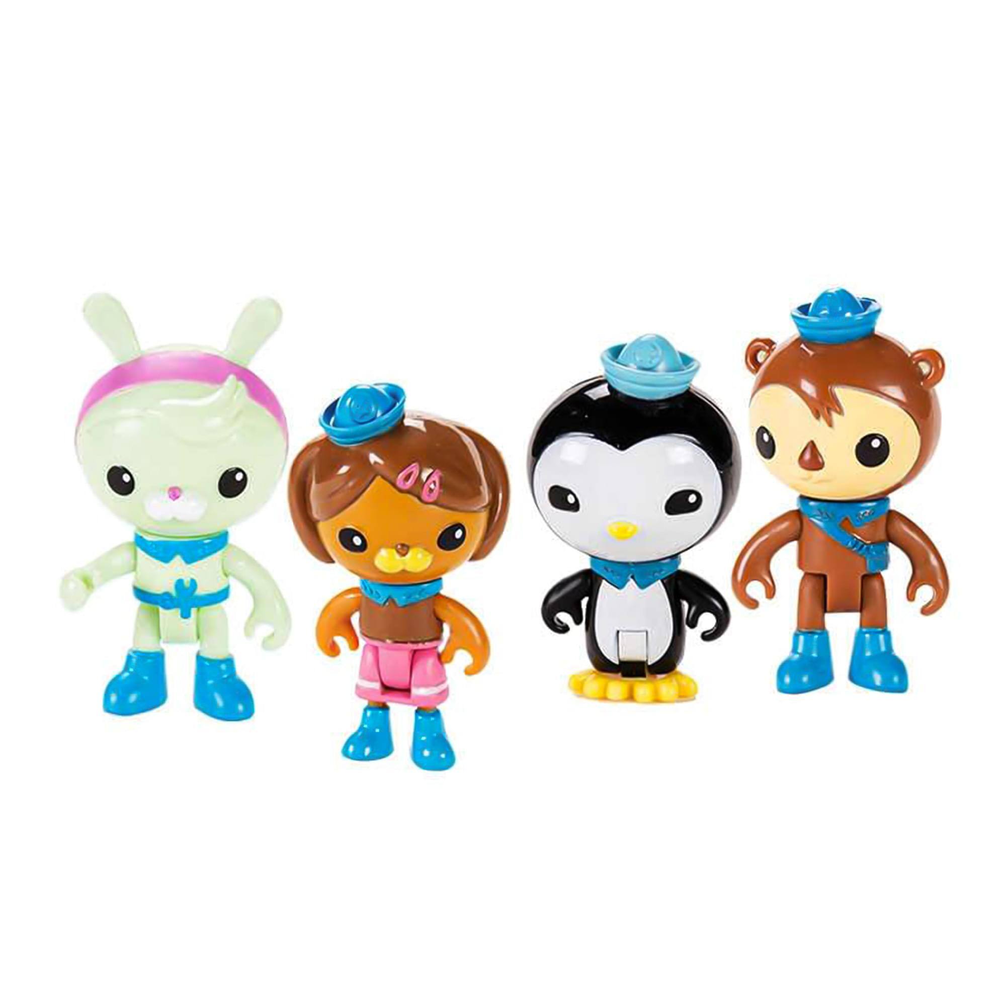 Alt View 1. Fisher Price - Fisher-Price Octonauts Octo Crew Figure 4-Pack - Brown.