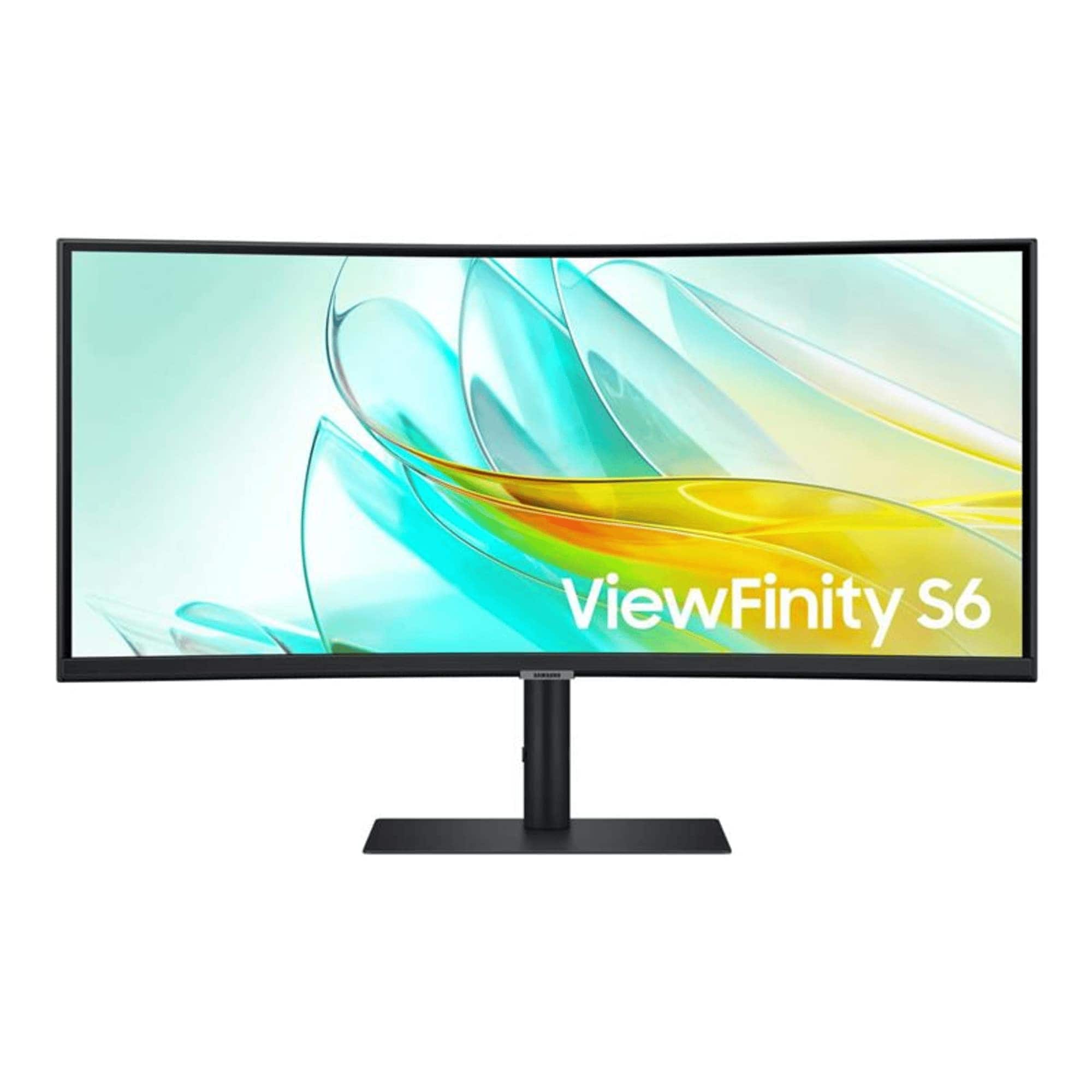 Samsung - 34" ViewFinity S65UC Ultra-WQHD AMD FreeSync Curved Monitor (DisplayPort, HDMI, USB-C) - Black - Front_Zoom