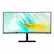 Front. Samsung - Samsung 34" ViewFinity S65UC Ultra-WQHD AMD FreeSync Curved Monitor (DisplayPort, HDMI, USB-C) - Black.