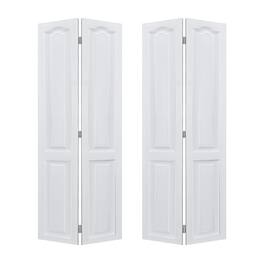 Boyel Living - Interior Barn Door 36-in L x 0.75-in W x 79-in H with Matching Installation Hardware - Milk White