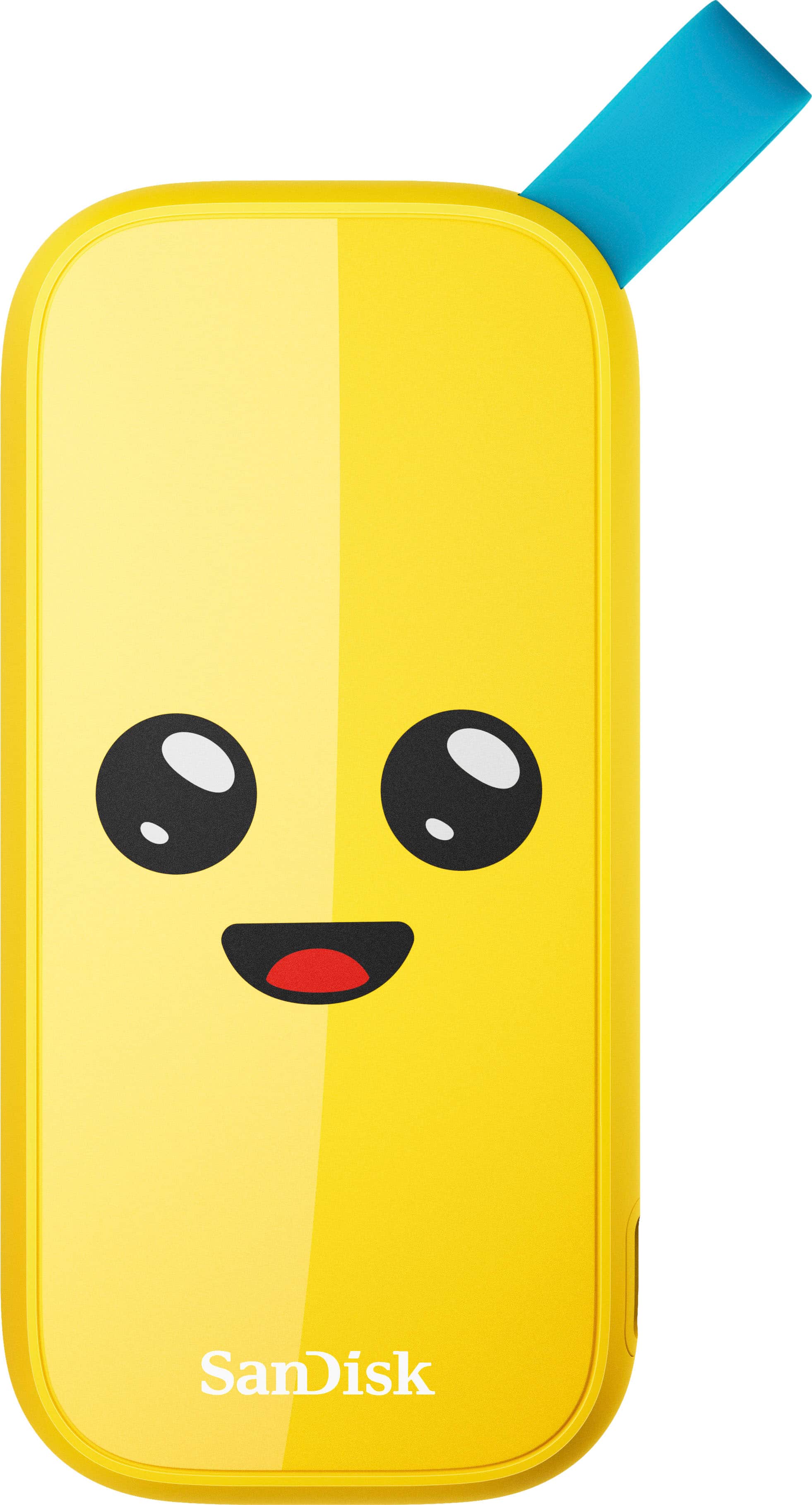 SanDisk - Fortnite Peely Edition Portable 2TB USB-C External SSD - Yellow - Front_Zoom