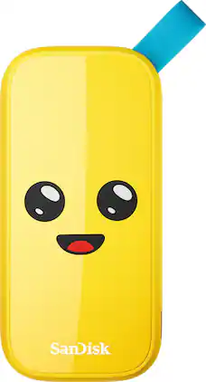 SanDisk - Fortnite Peely Edition Portable 2TB USB-C External SSD - Yellow
