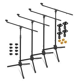 5 CORE - 5Core Tripod Mic Stand Adjustable Holder Floor Microphone Boom Arm-MS 080 4Pcs