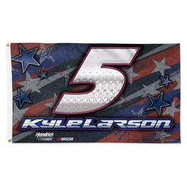 WinCraft - Kyle Larson 3' x 5' Single-Sided Deluxe Flag - Multicolor