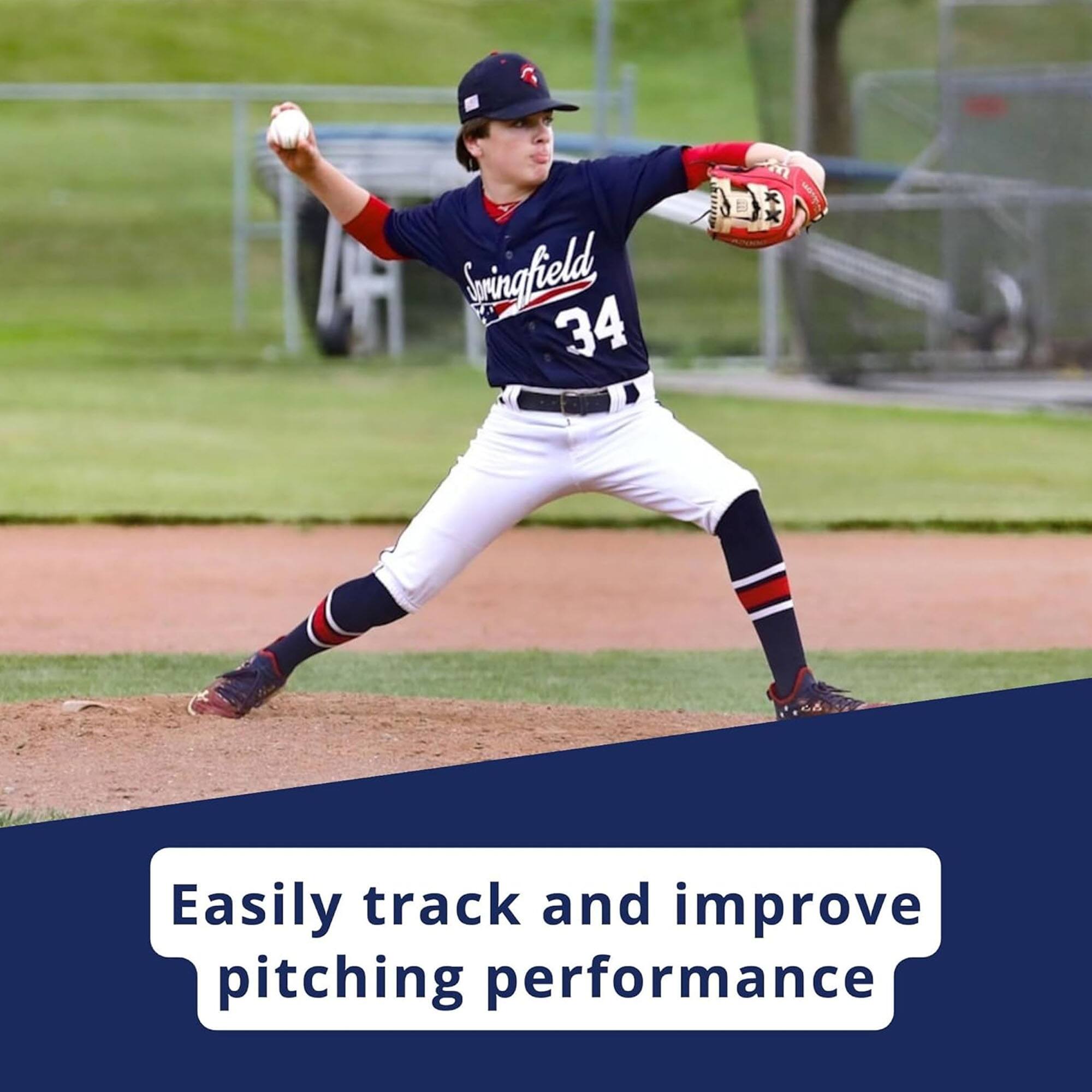 Suingfeld 34  
Easily track and improve pitching performance