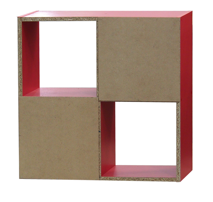 Alt View 1. Kings Brand Furniture - Kings Brand Furniture 4-Cube Children's Bookcase, Kids Toy Storage Shelf Organizer - Green.