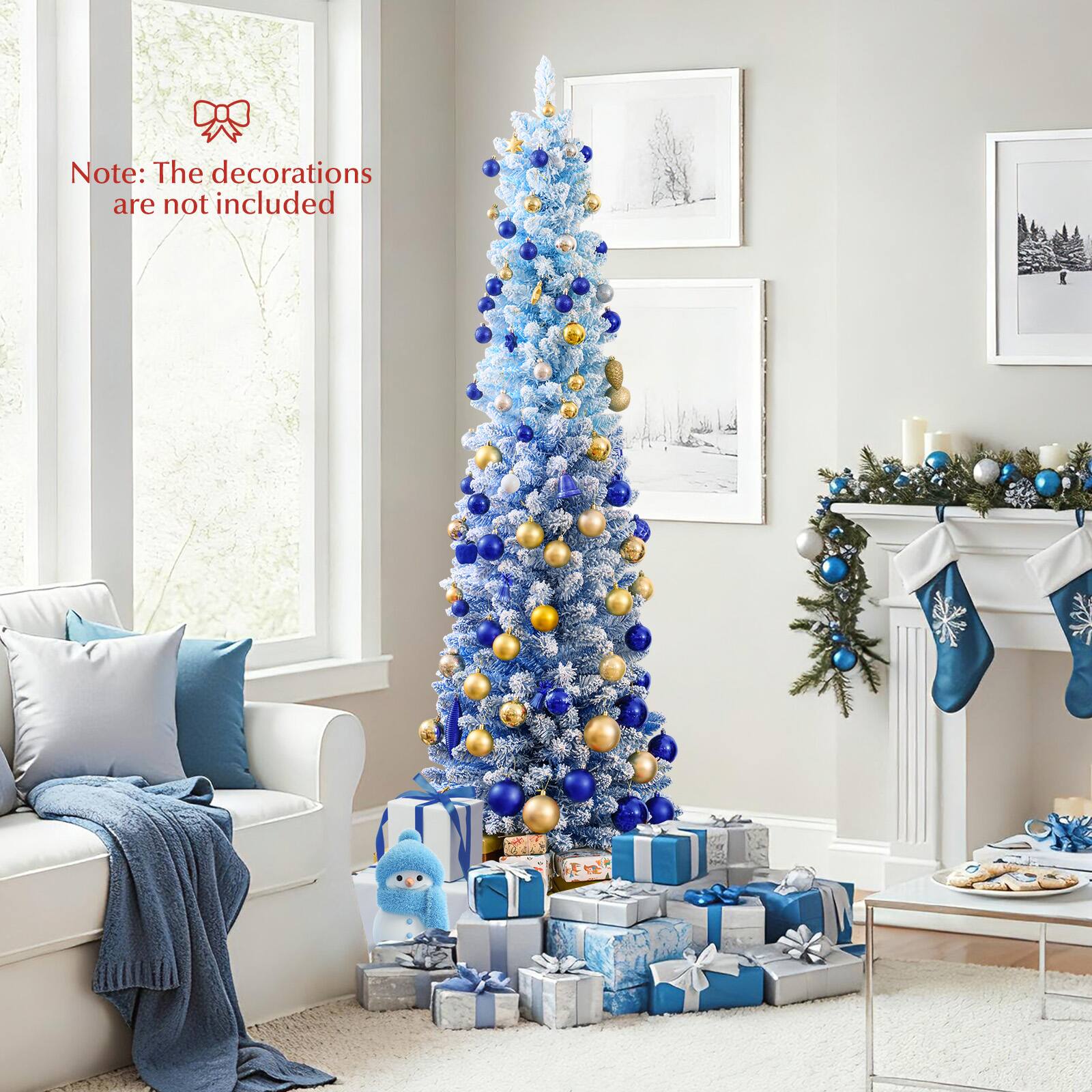 Note: The decorations are not included